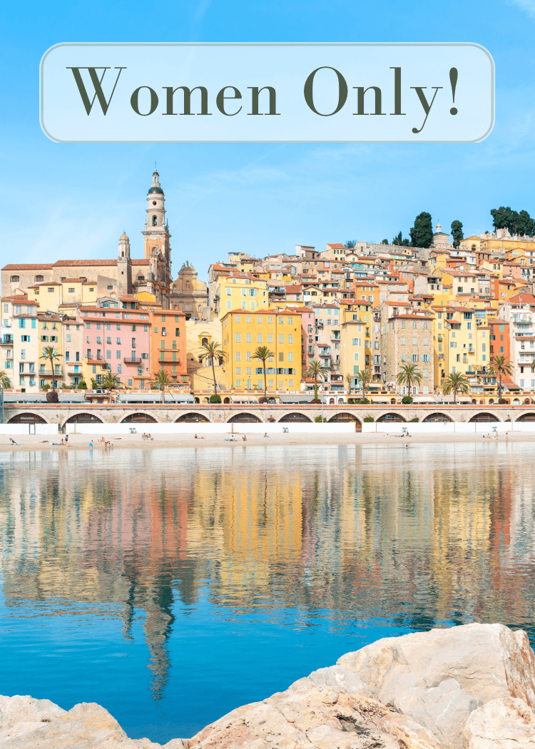 Springtime in the French Riviera - background banner